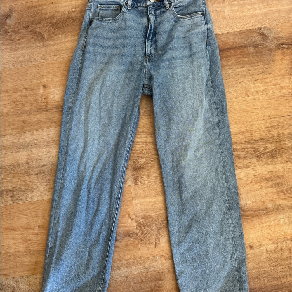LOFT 90’s high rise Straight Leg Jeans